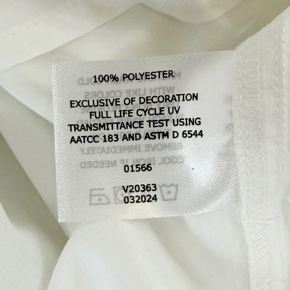 Coolibar Men's Aricia Sun Shirt White XL - Picture 14 of 14